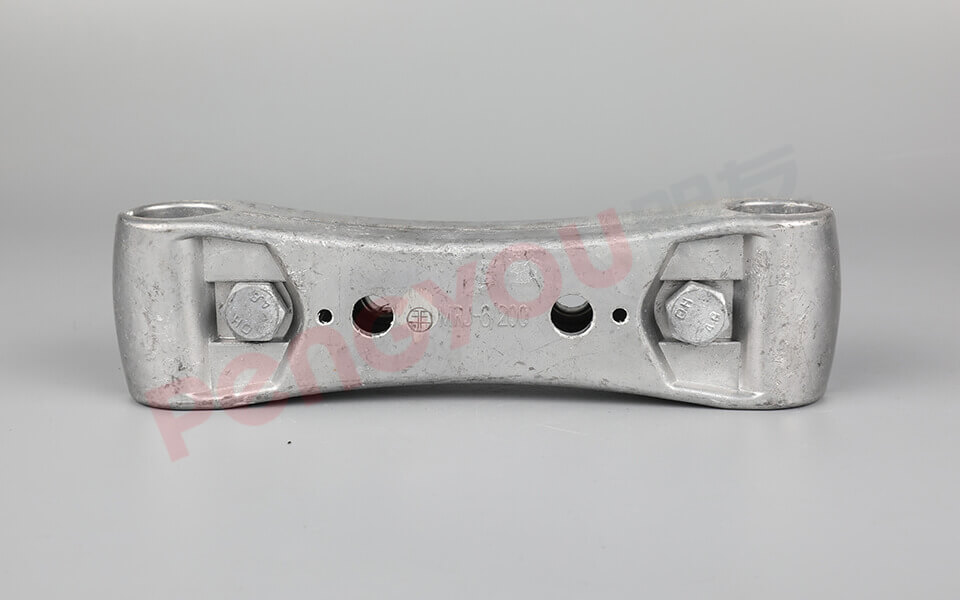 MRJ type double split flexible busbar spacer