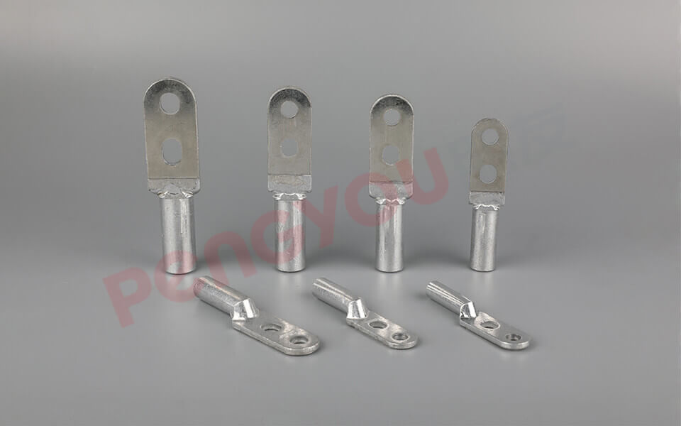 DTLS brazed double-hole copper-aluminum nose terminal block